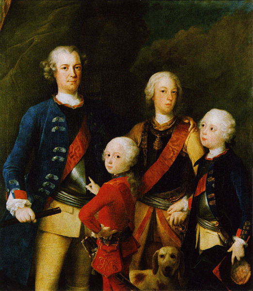 unknow artist The sons of King Friedrich Wilhelm I